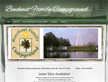 Tablet Screenshot of beechnutcampground.com